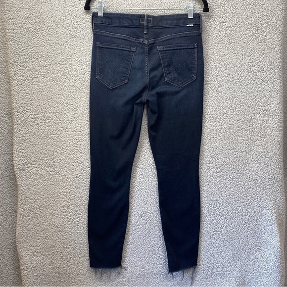 Mother Denim The Looker Ankle Fray in Coffee, Tea, and Me? Jean Sz 27 - Picture 6 of 14